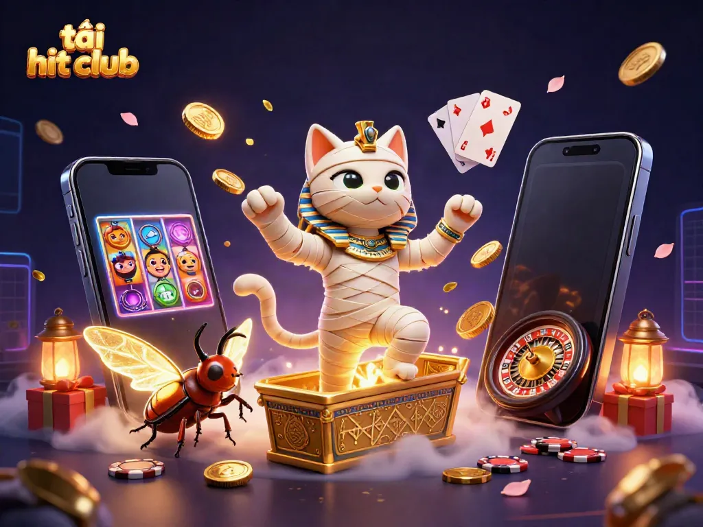 Experience the excitement of tải hit club with interactive gaming characters, vibrant rewards, and dynamic casino elements.